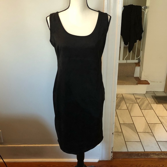 NWT | Philosophy | Fitted Sleeveless Suede Dress by Philosophy Dresses - Picture 3 of 5